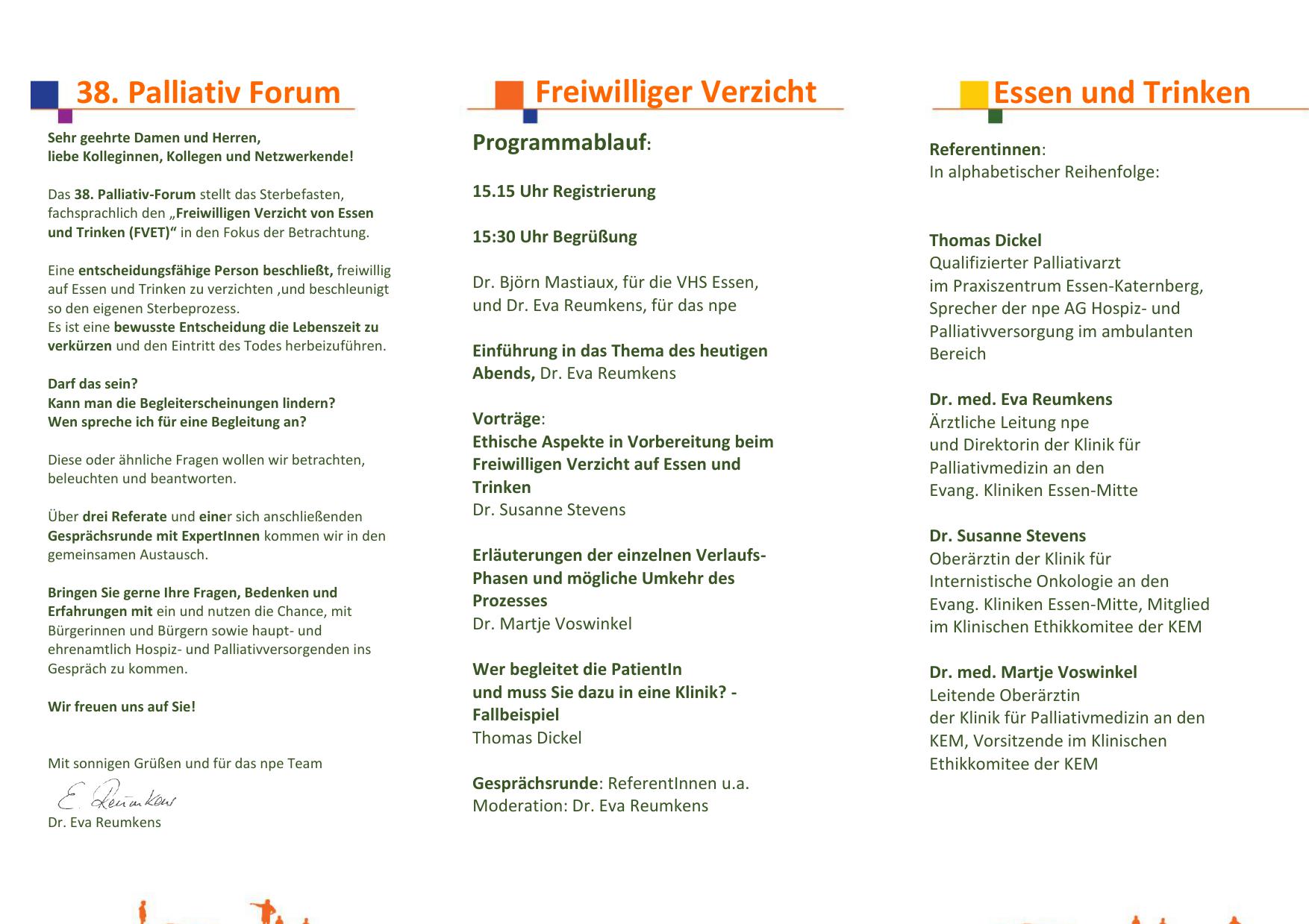 Programm 38. PALFO